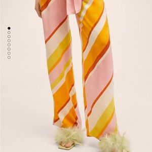 Colorful Striped Women's Pants